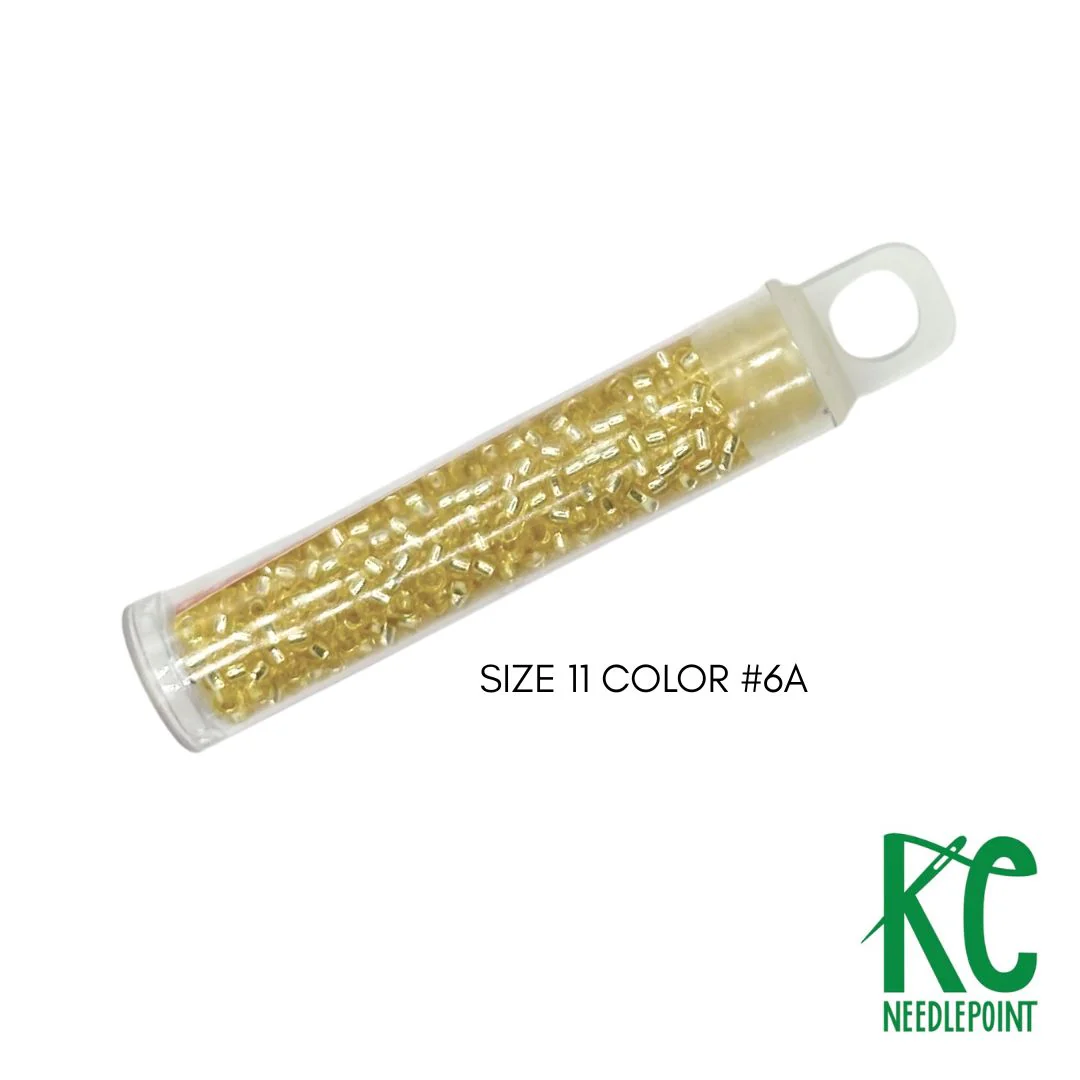 Size 11 Seed Beads 6A Light Yellow