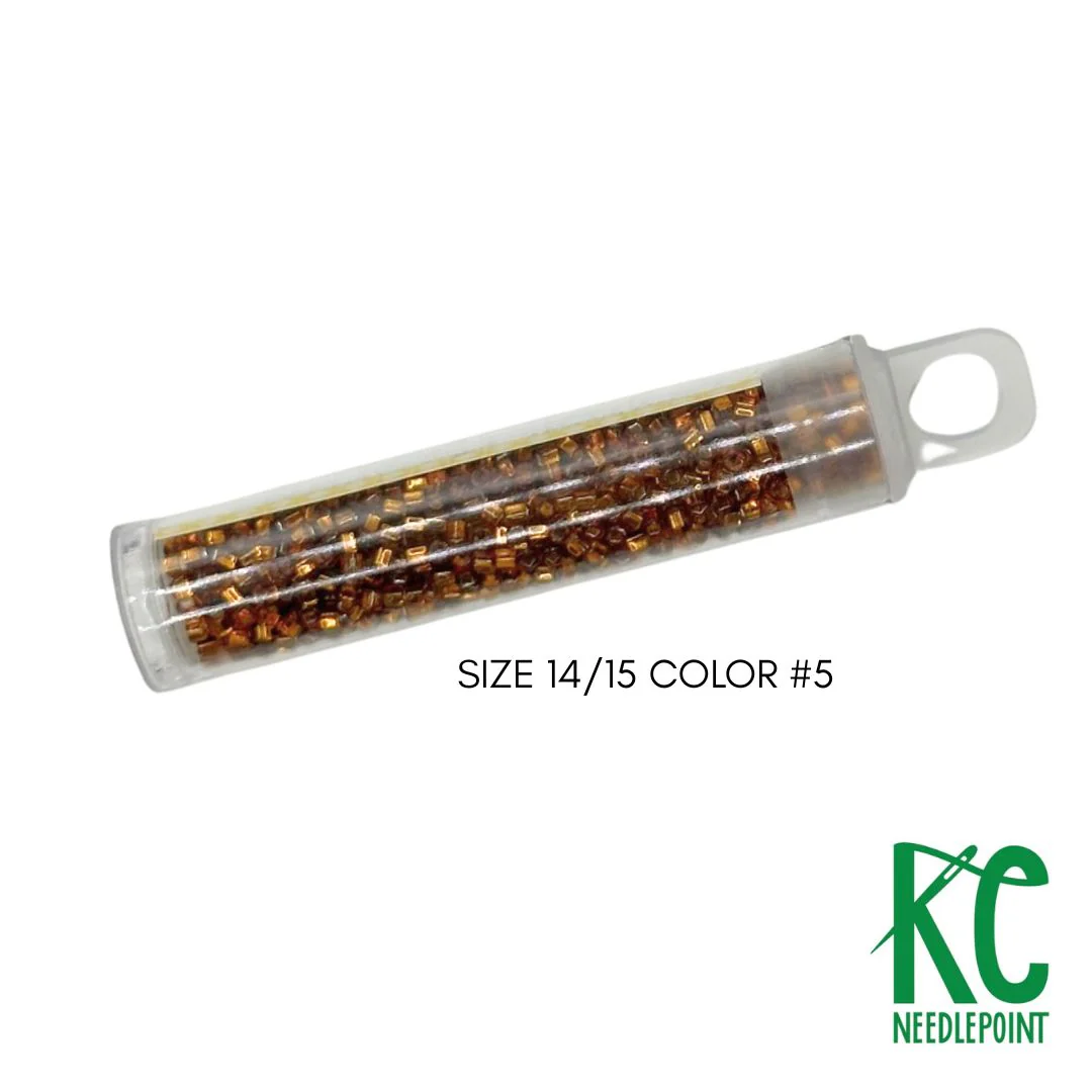 Size 14/15 Seed Beads 5 Bright Bronze