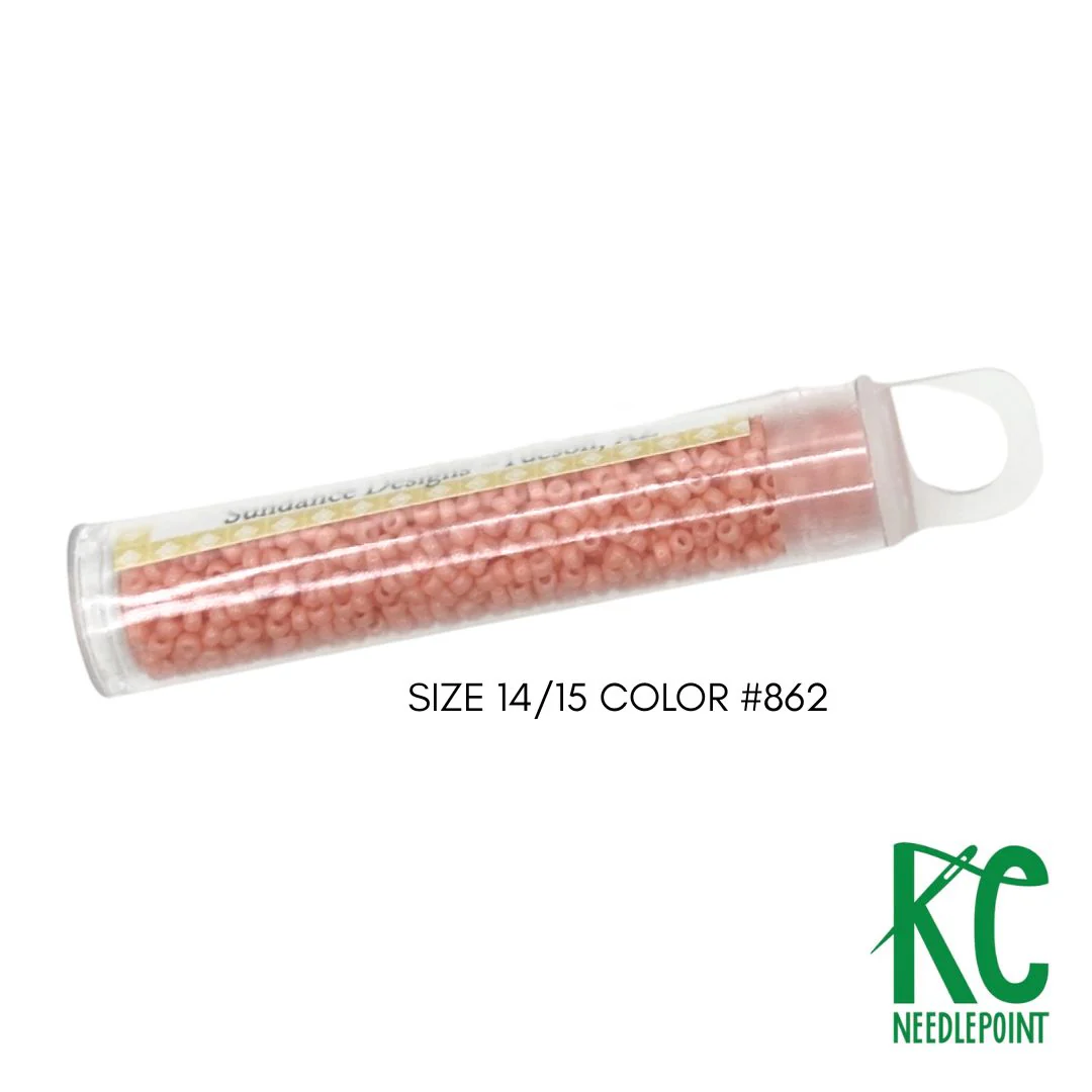 Size 14/15 Seed Beads 862 Coral