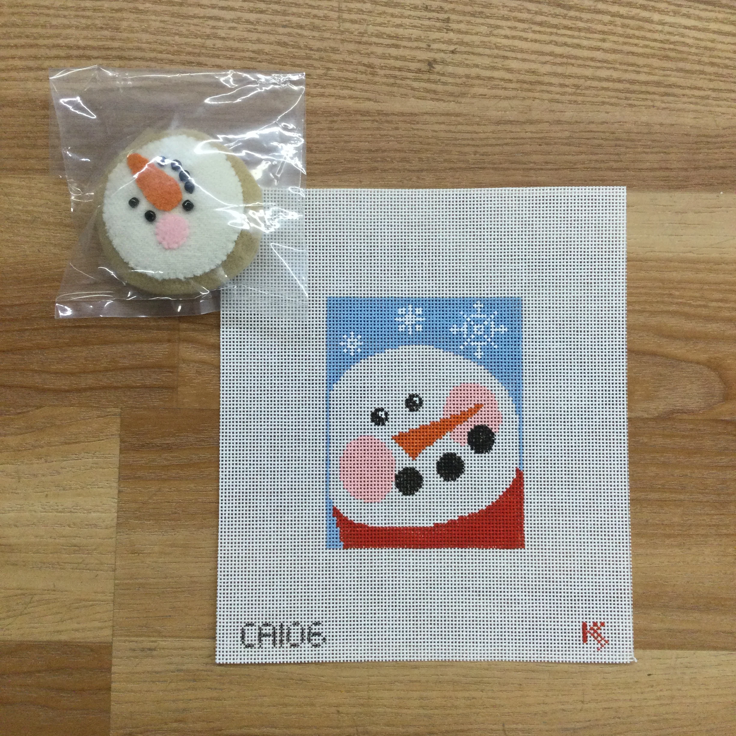 Snowman Treat Bag Canvas