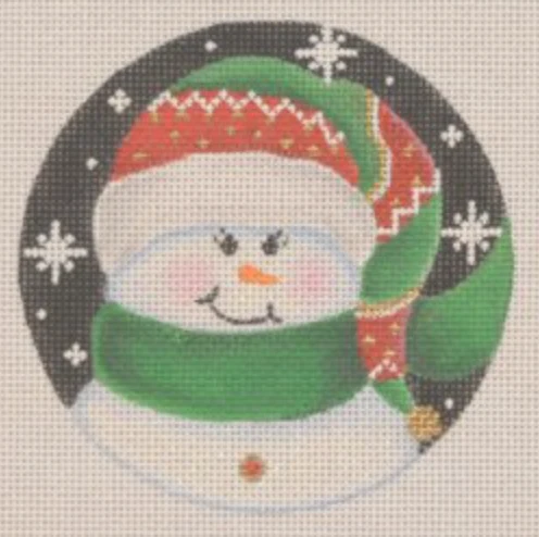 Sparkles Snowman Ornament Canvas