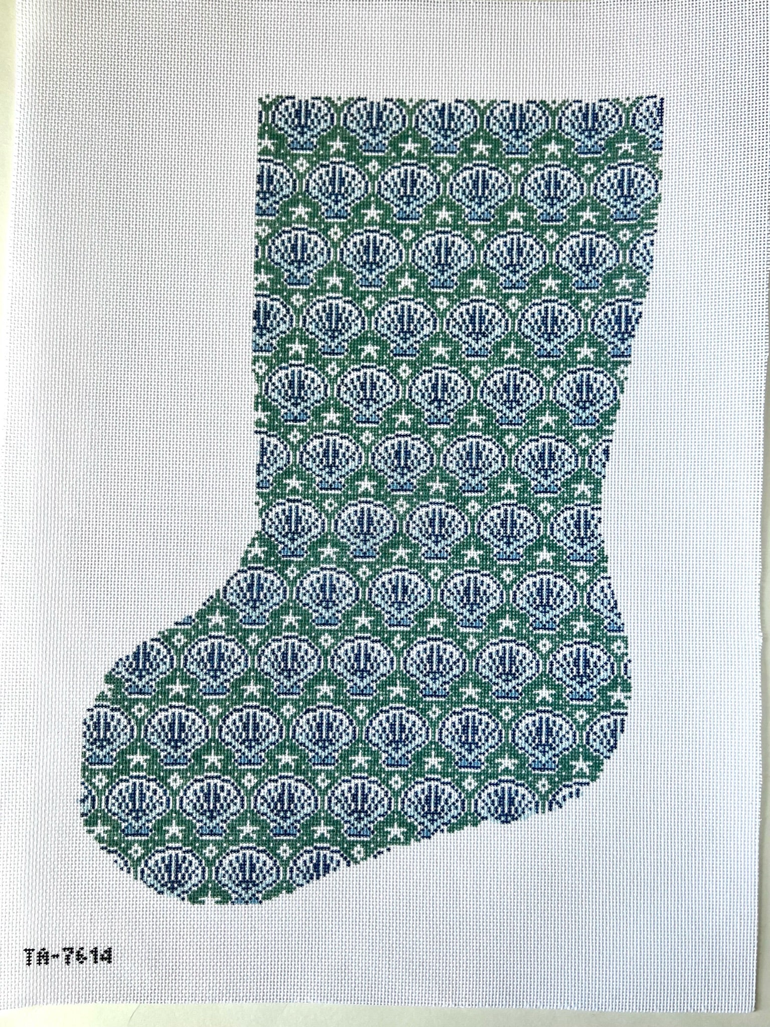 Stars and Scallops Large Stocking Canvas - Image 2