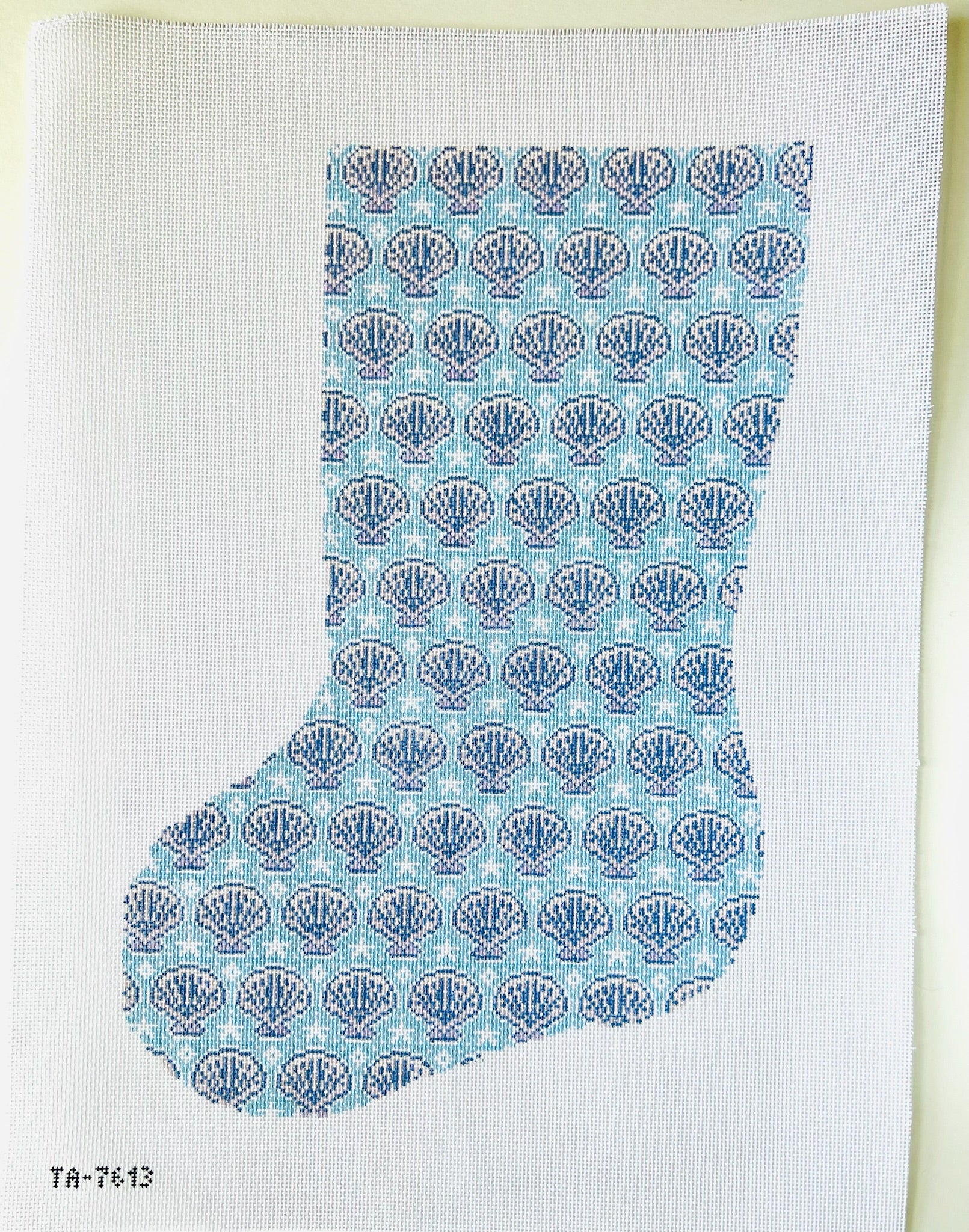 Stars and Scallops Large Stocking Canvas - Image 3