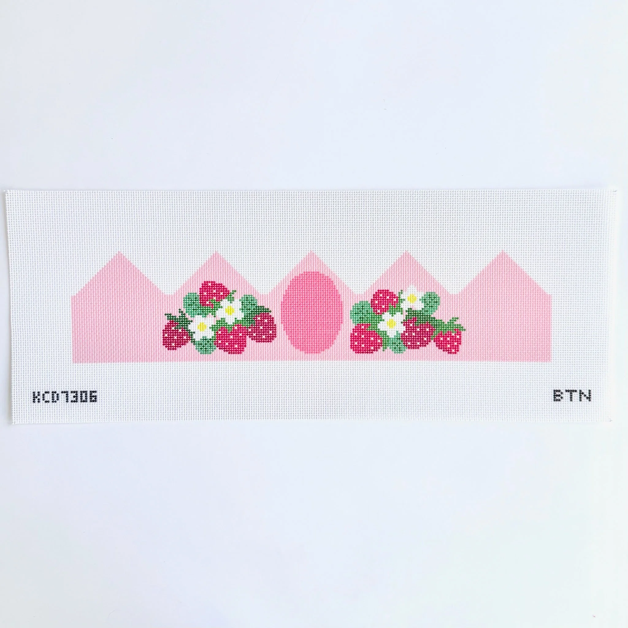 Strawberry Birthday Crown Canvas