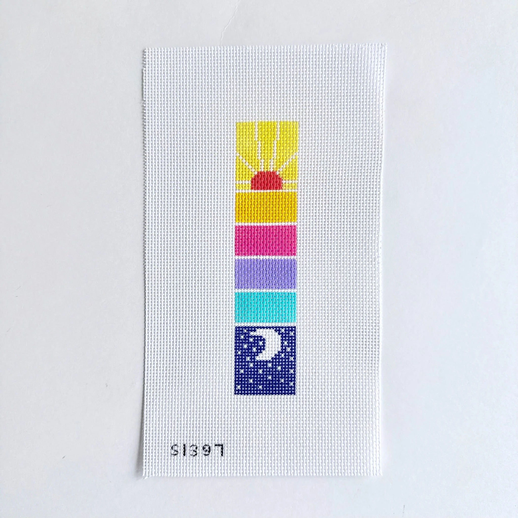 Sun and Moon Key Fob/Bookmark Canvas
