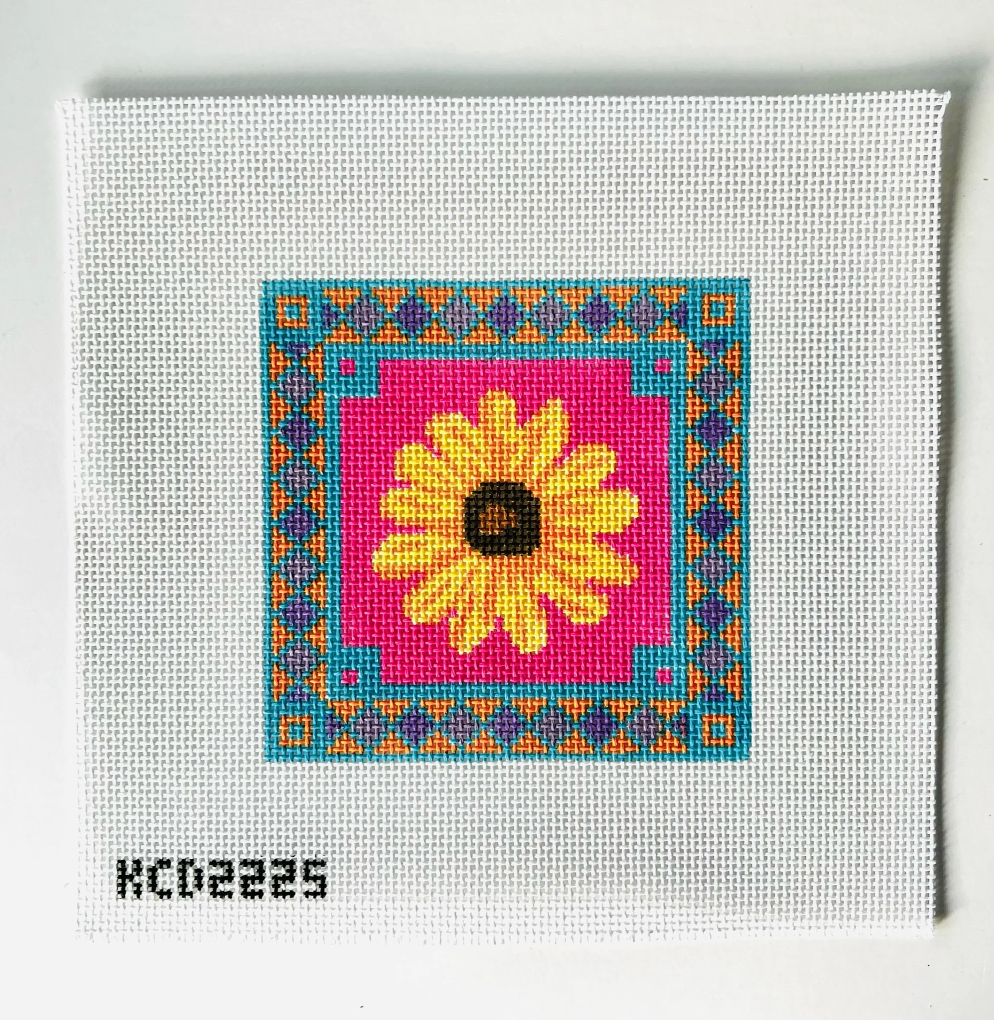 Sunflower on Pink