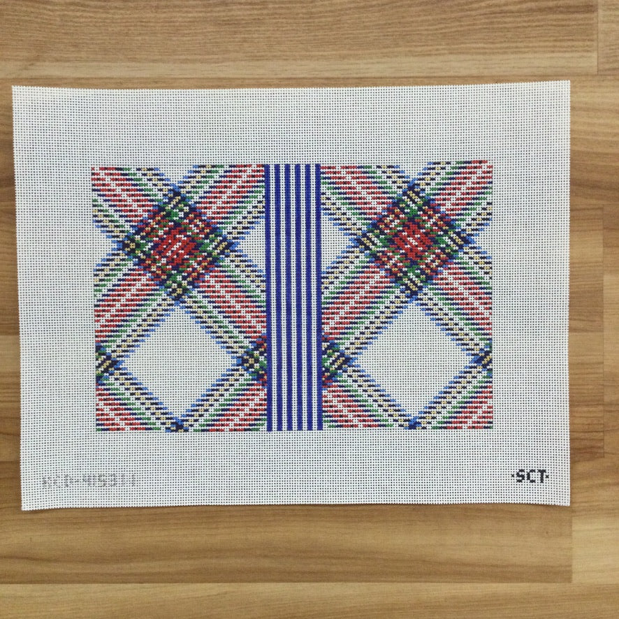 Tartan Plaid Clutch Canvas - Image 2