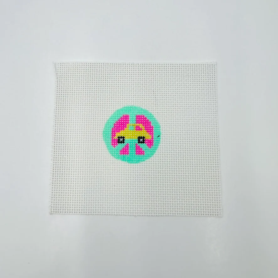 Taxi Key Fob Insert Canvas