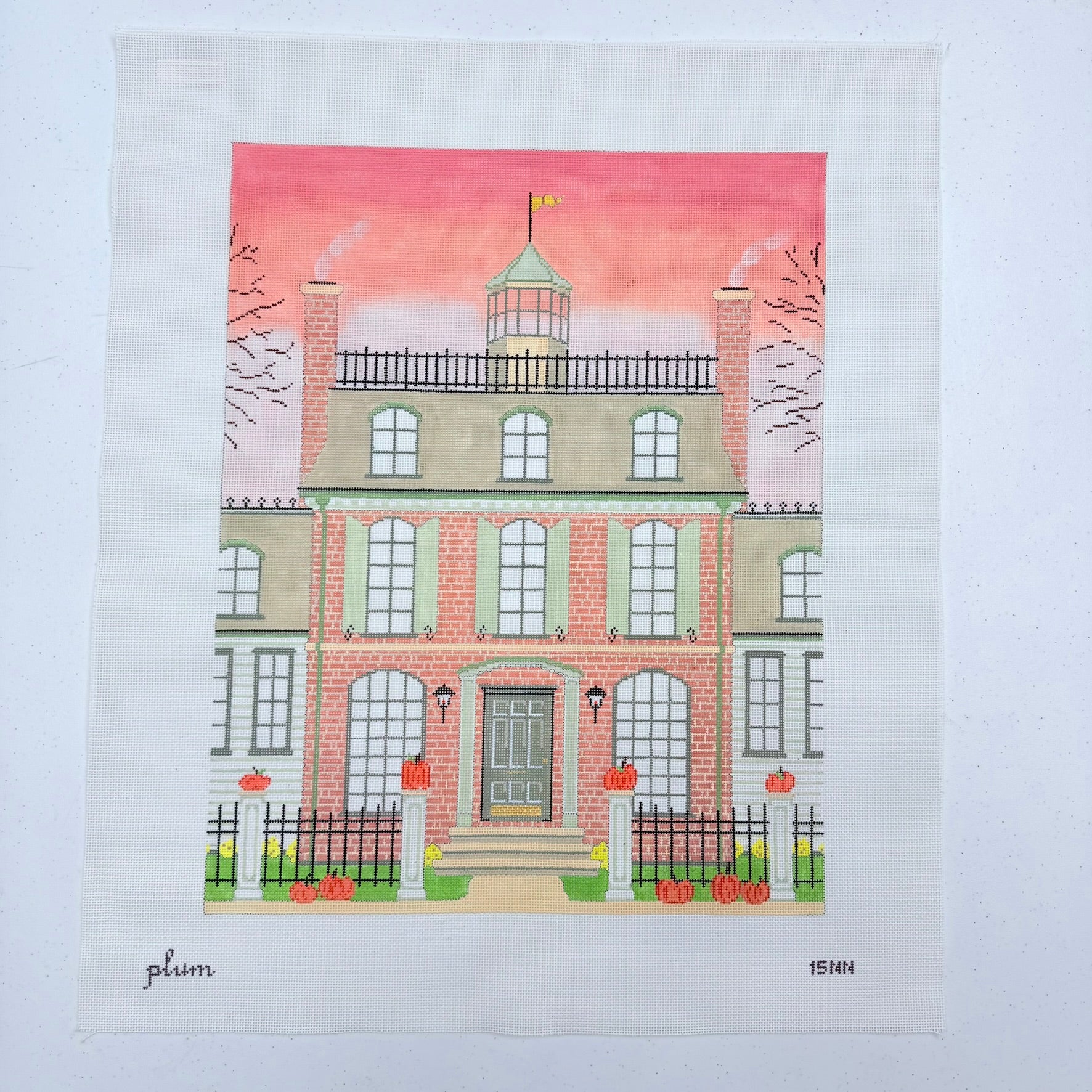 The Baldwin House in Autumn Canvas