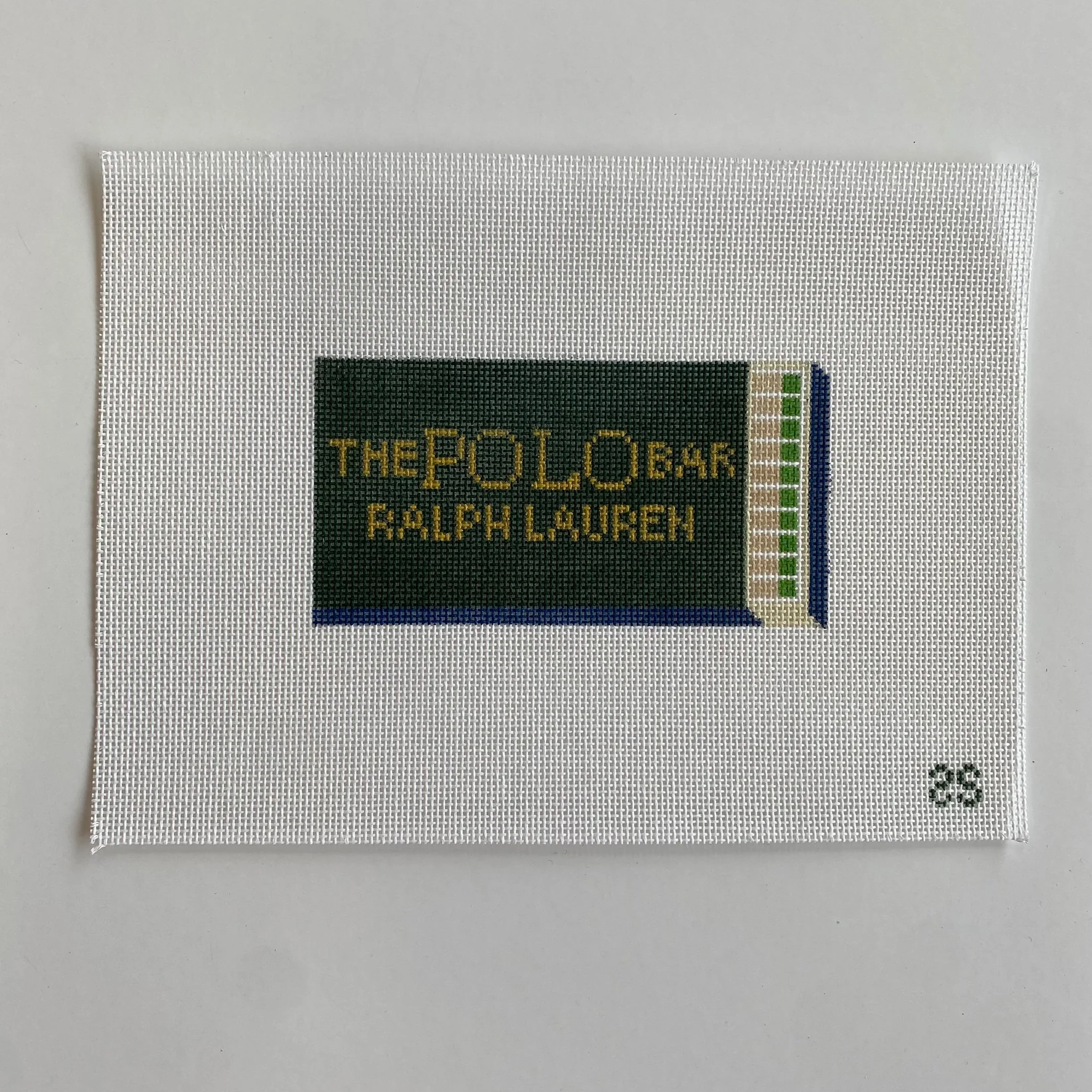 The Polo Bar Matchbook Canvas