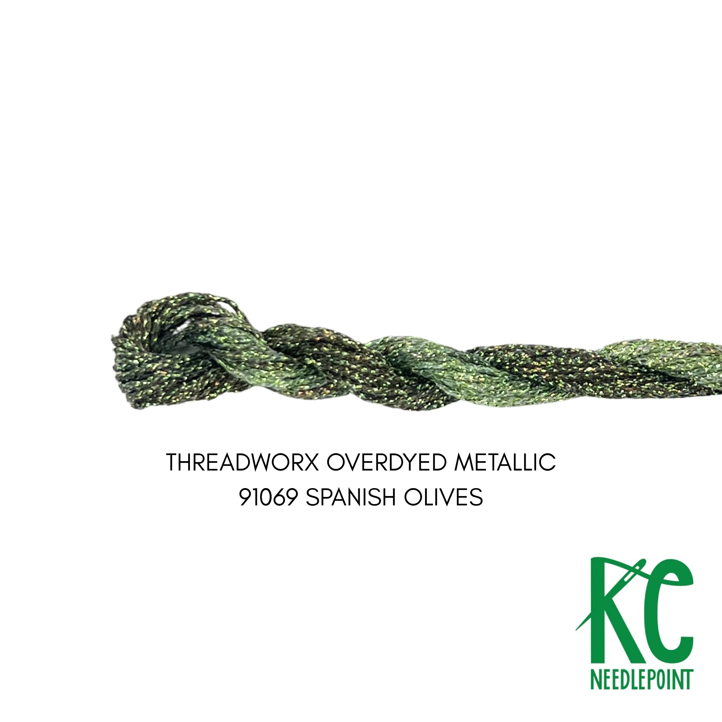 ThreadworX #12 Overdyed Spanish Olives