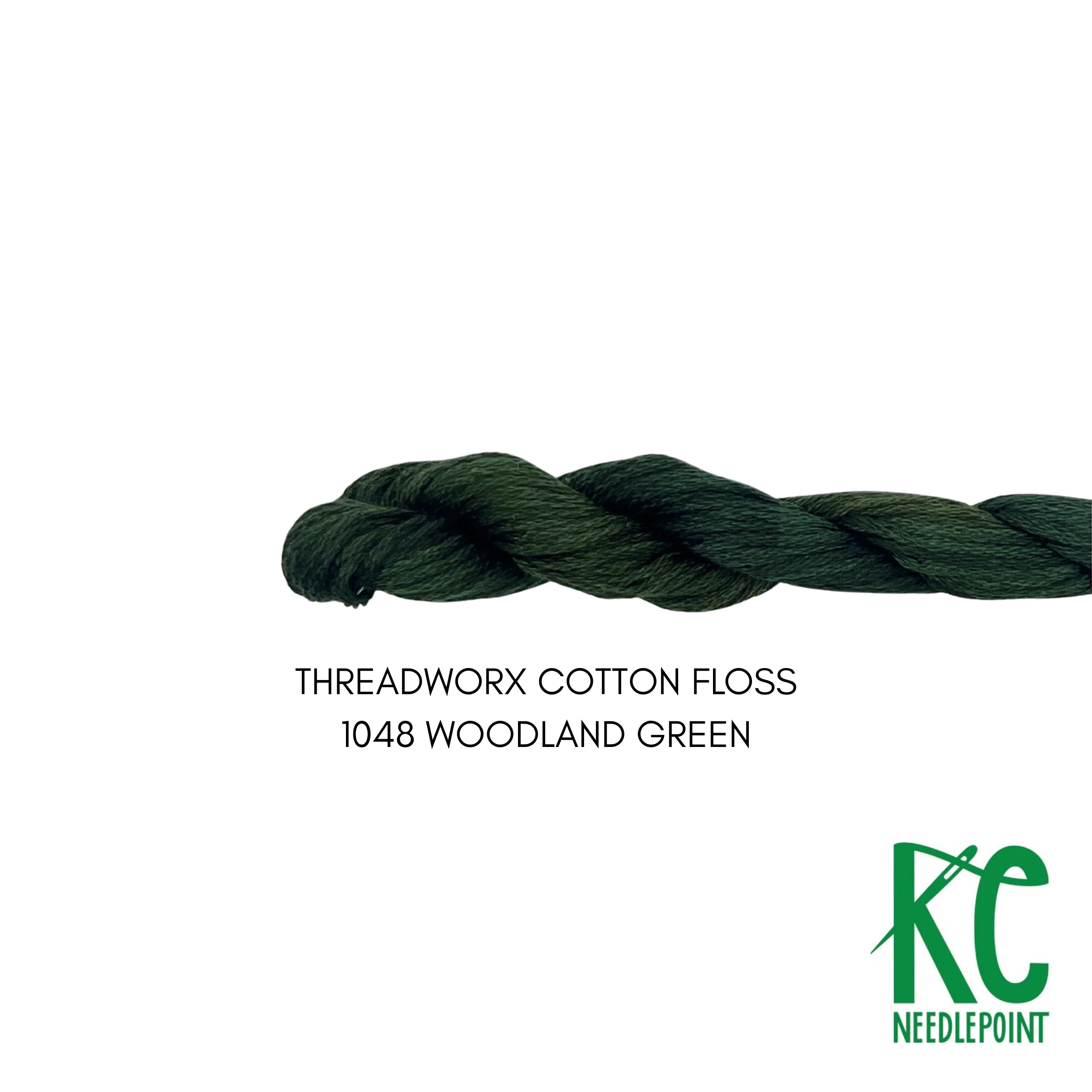 ThreadworX Cotton Floss 1048 Woodland Green