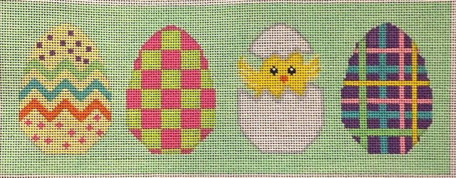 Three Eggs and One Chick Canvas