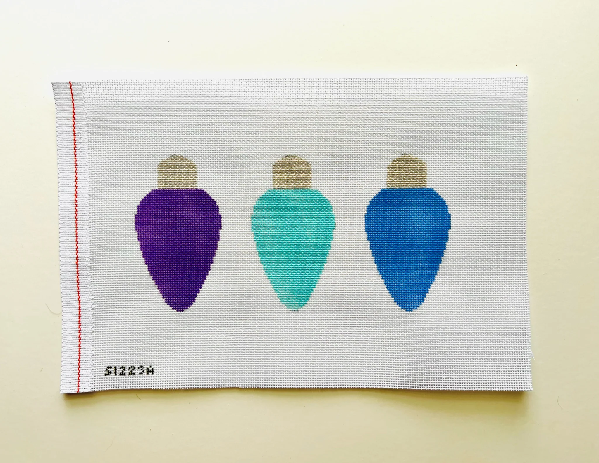 Three Light Bulbs Pastel