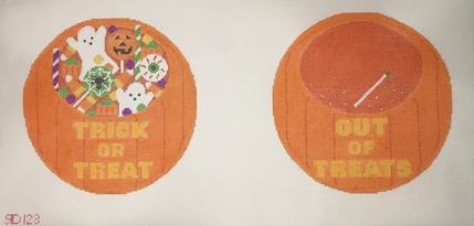 Trick or Treat/Out of Treats Canvas