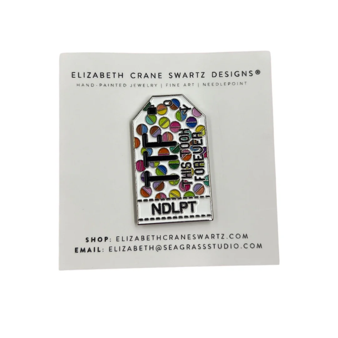 TTF Retro Travel Tag Needle Minder