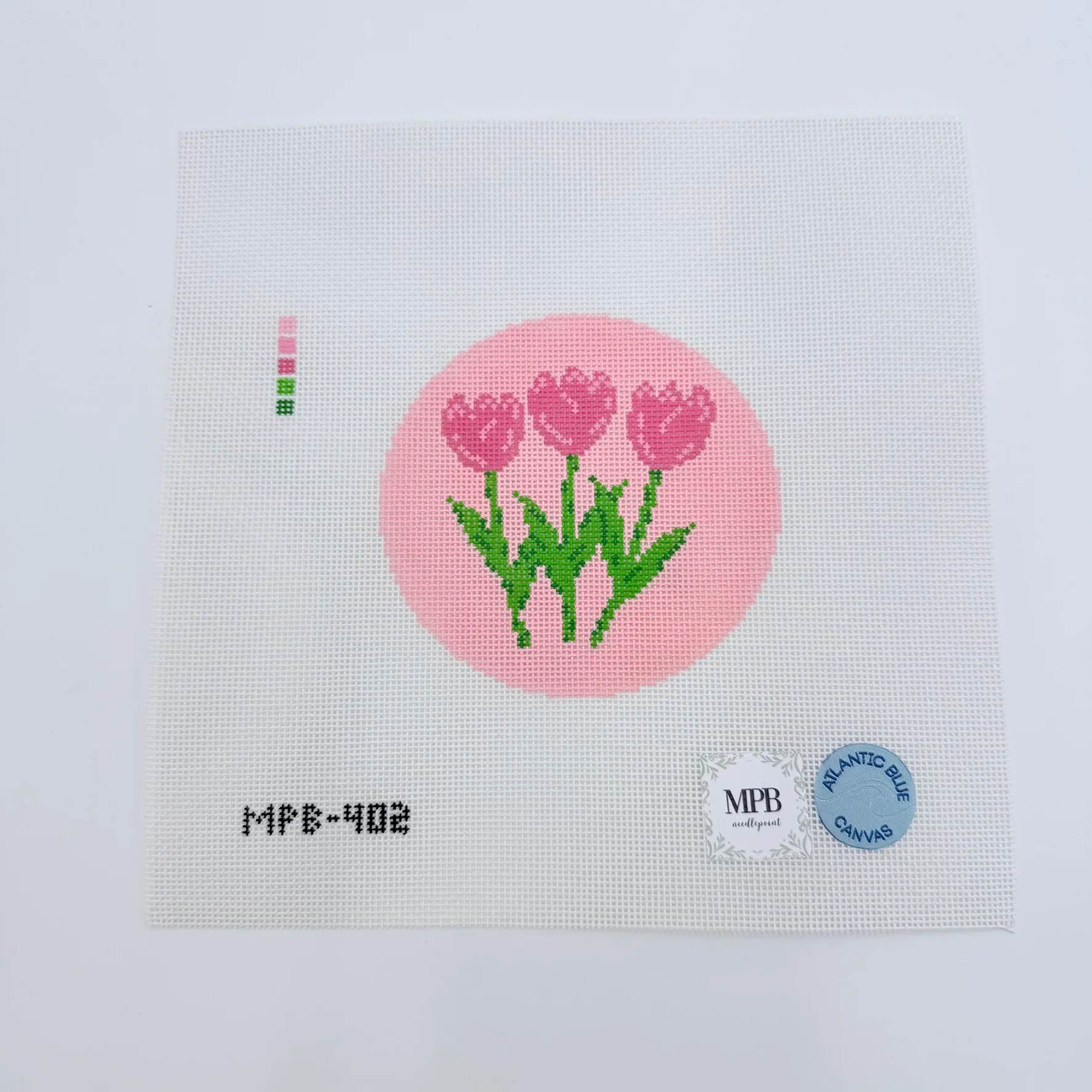 Tulips Round Canvas