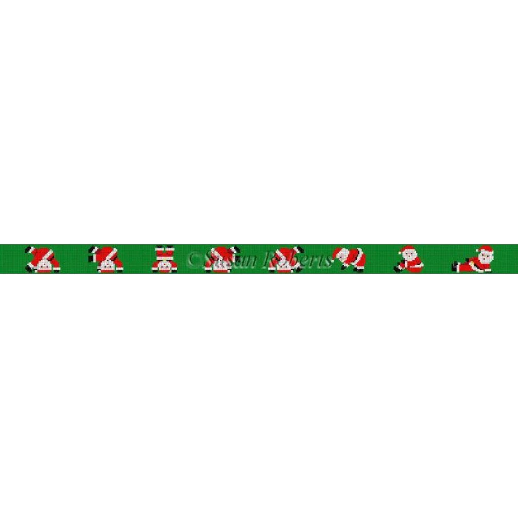 Tumbling Santas Belt Canvas