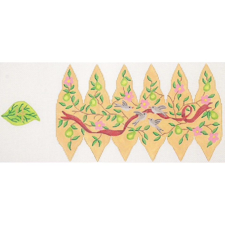 Twelve Days of Christmas 3D Pears Needlepoint Canvas - Image 4