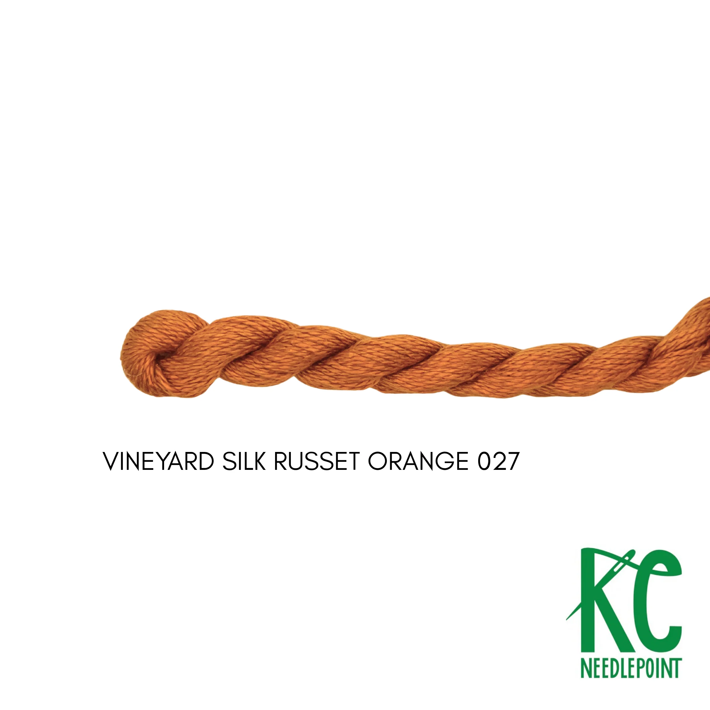 Vineyard Silk Skein C027 Russet Orange