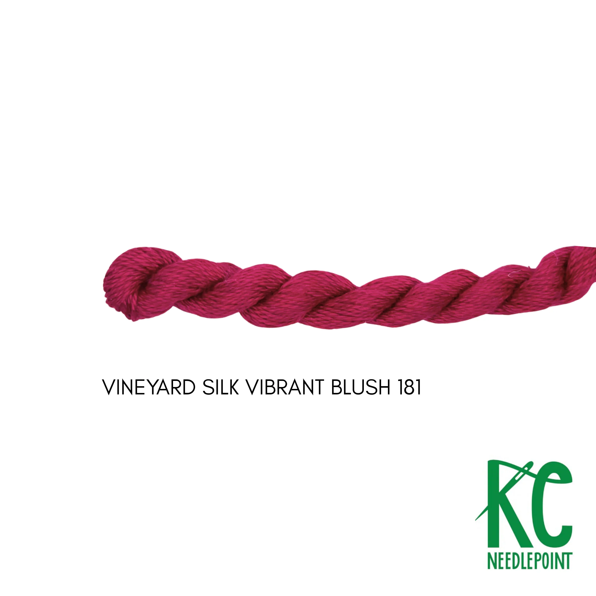 Vineyard Silk Skein C181 Vibrant Blush