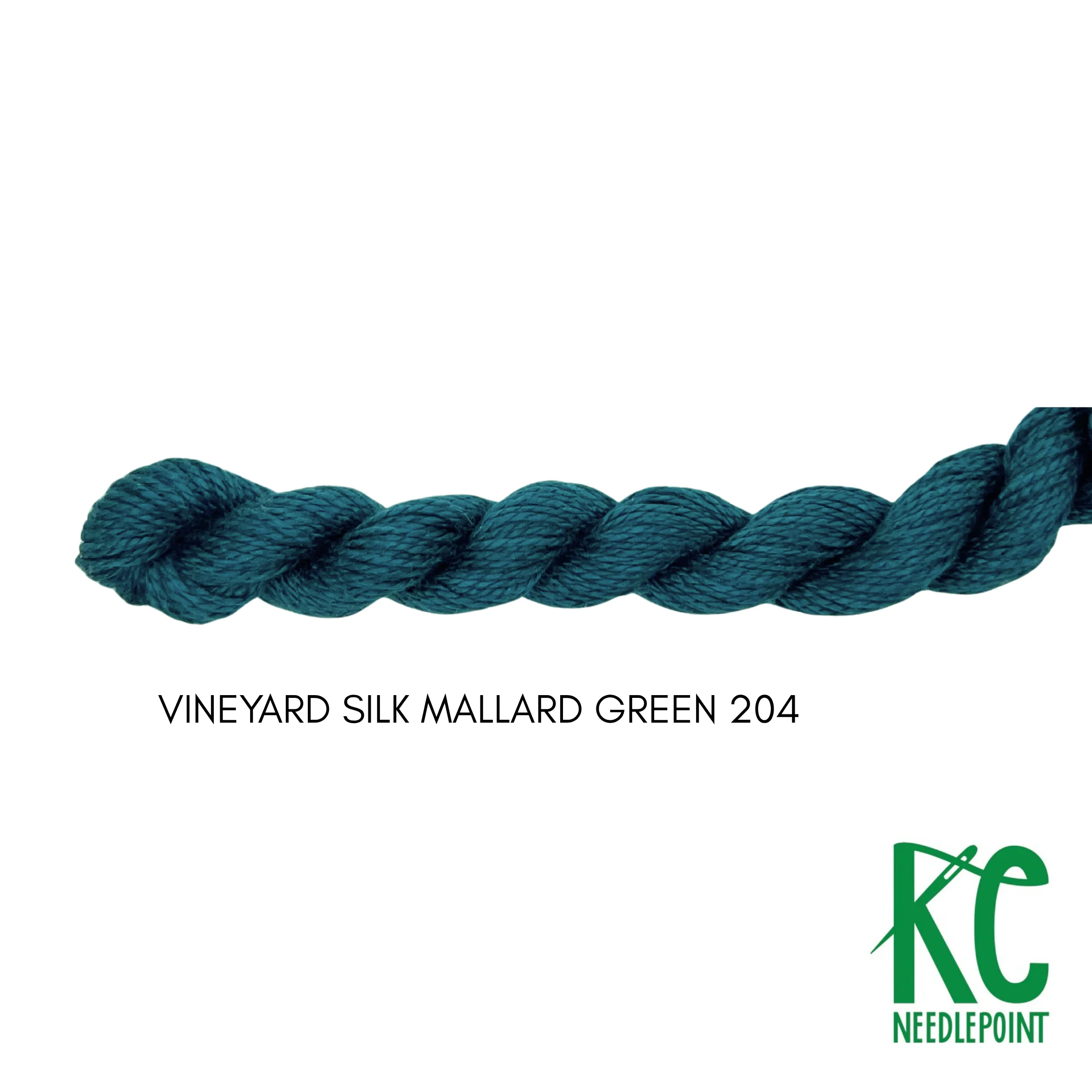 Vineyard Silk Skein C204 Mallard Green