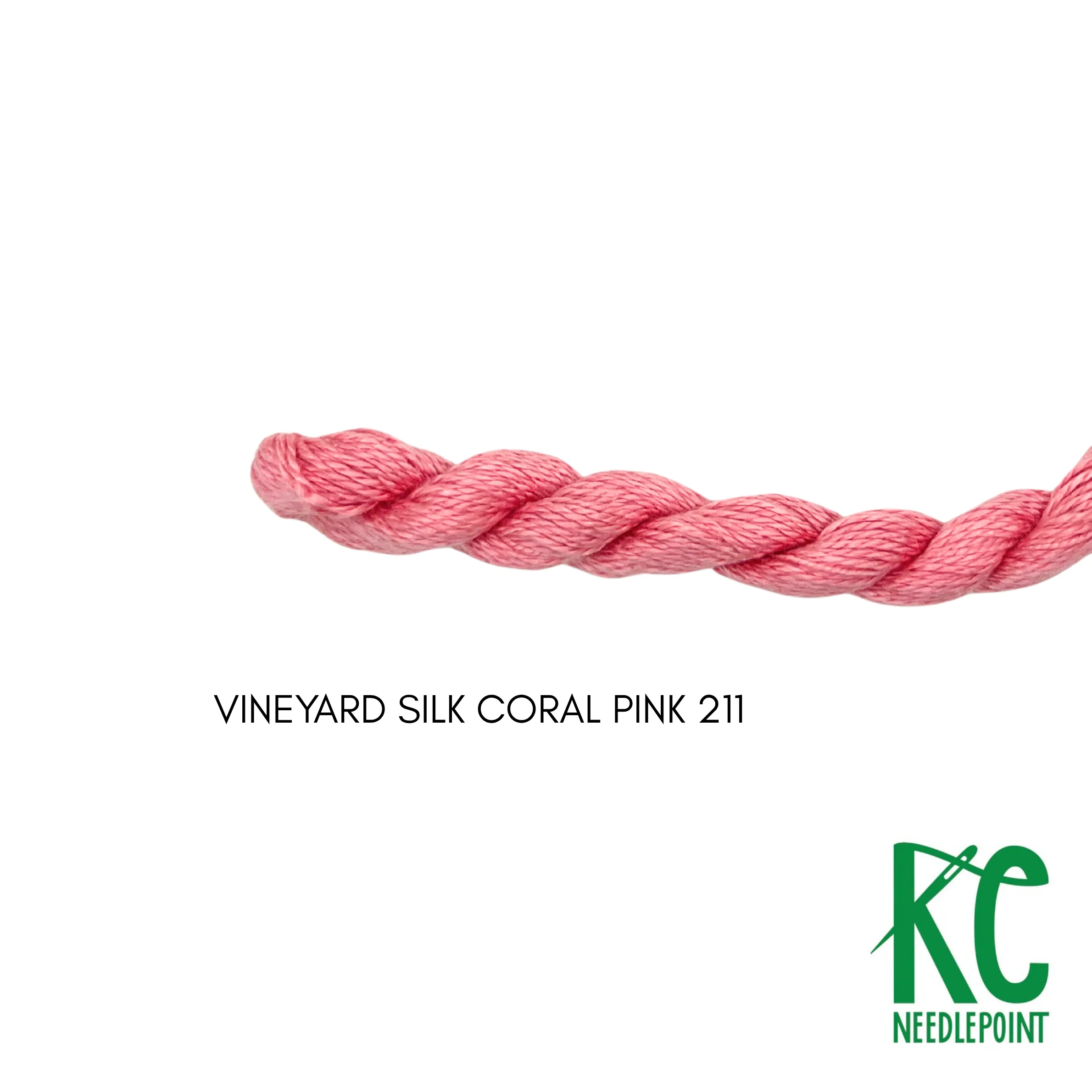 Vineyard Silk Skein C211 Coral Pink