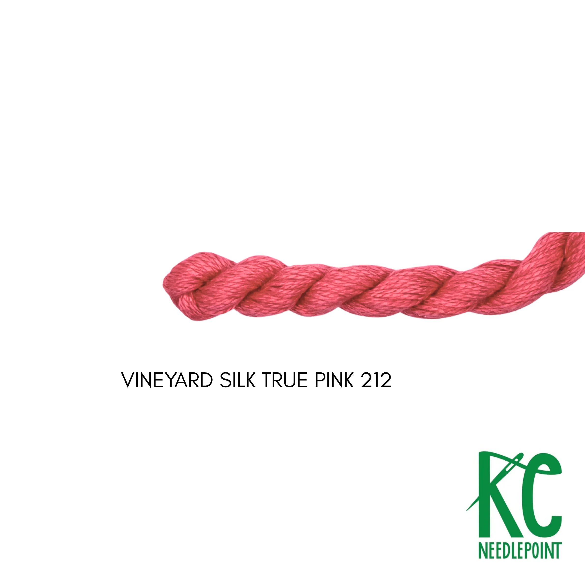 Vineyard Silk Skein C212 True Pink