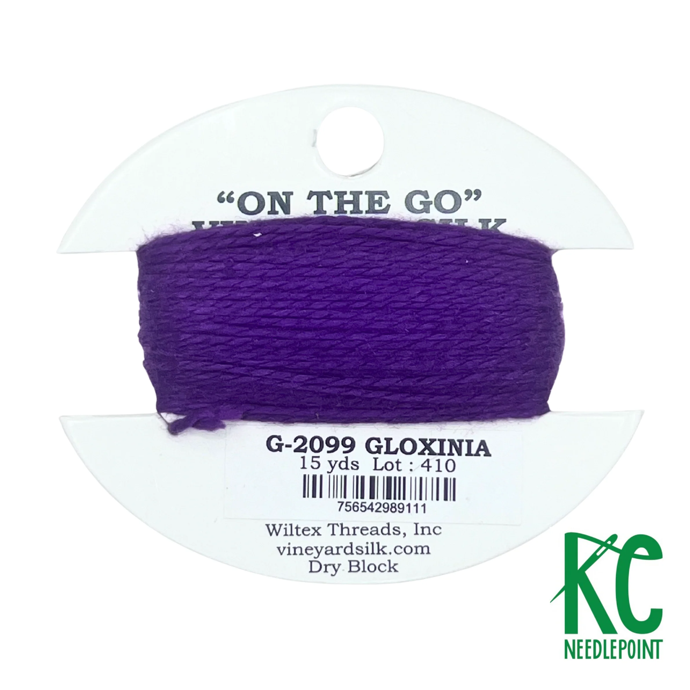Vineyard Silk Card G2099 Gloxinia