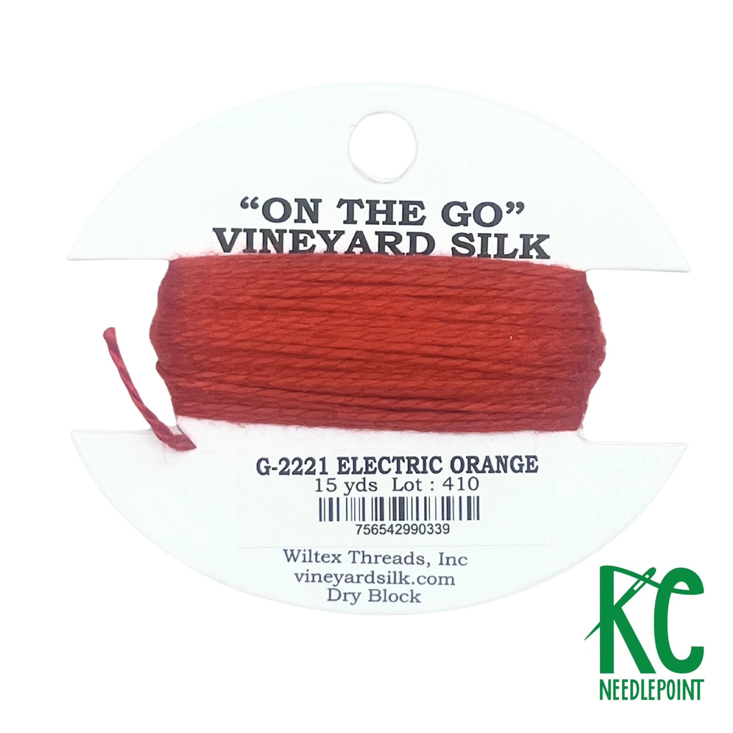 Vineyard Silk Card G2221 Electric Orange