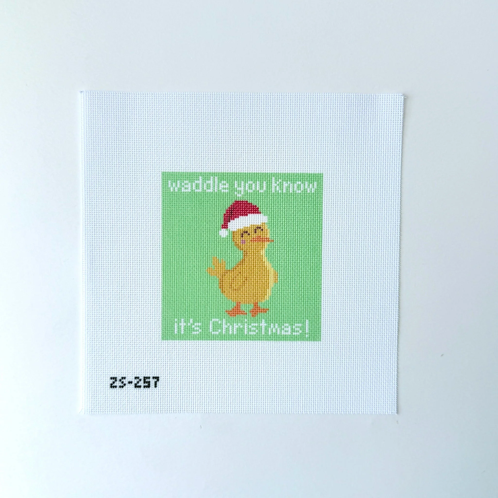 Waddle You Know It’s Christmas Needlepoint Canvas