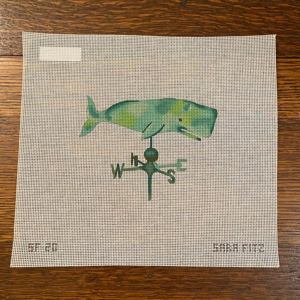Whale Weathervane Canvas