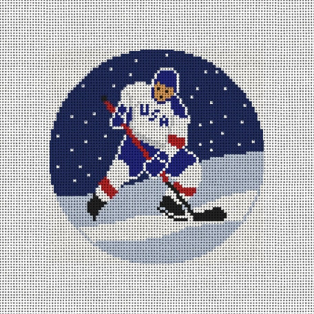 Winter Hockey Canvas