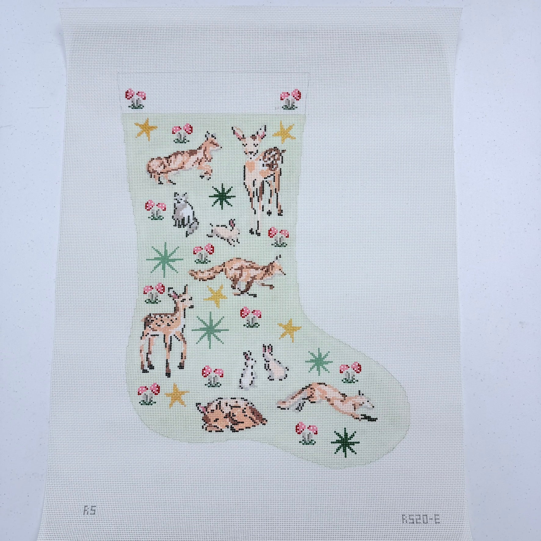 Winter Woodland Stocking Canvas