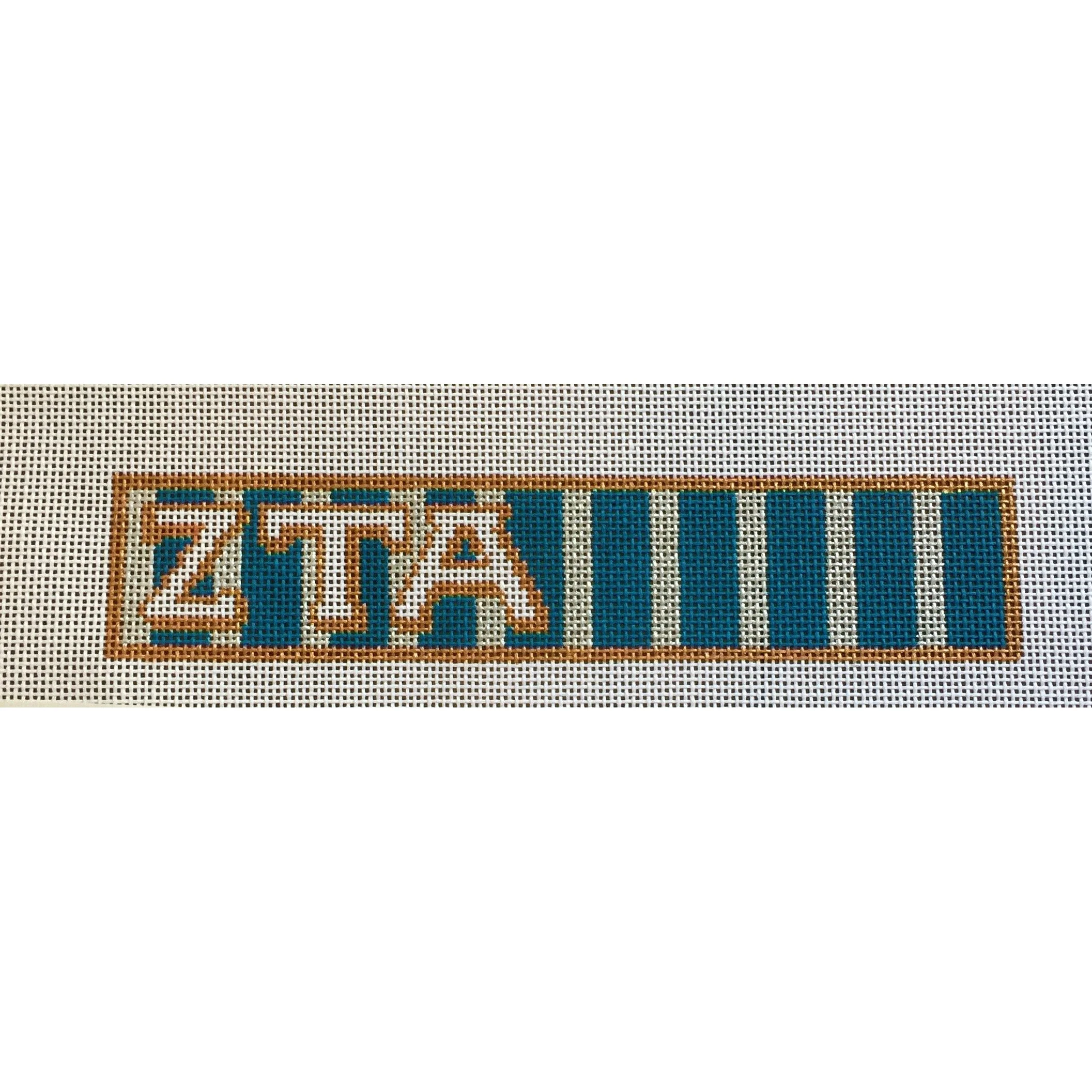 Zeta Tau Alpha Key Fob Canvas